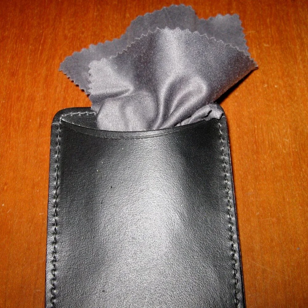 Golf Theme Leather Metal Money Clip Embossed Golfer Slip Pocket for Credit Card